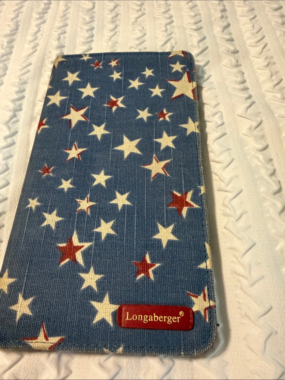 Longaberger card holder. 11 sleeves 3 per sleeve